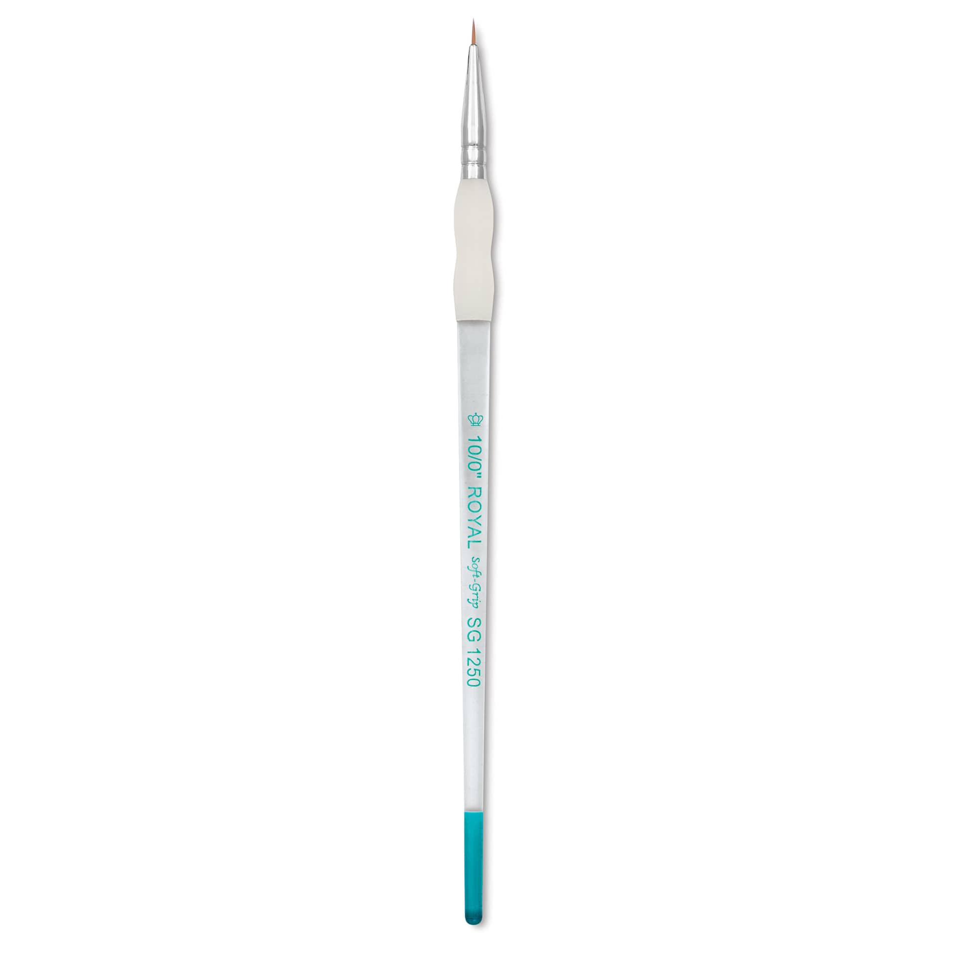 Royal & Langnickel Soft Grip Synthetic Sable Brushes - Detail, Short Handle, Size 10/0