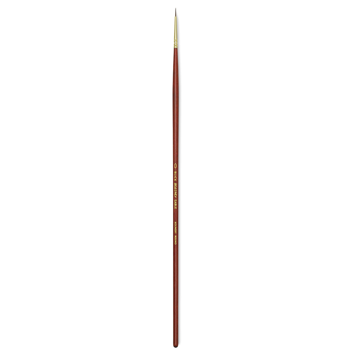Blick Master Kolinsky Sable Brush - Round, Long Handle, Size 0