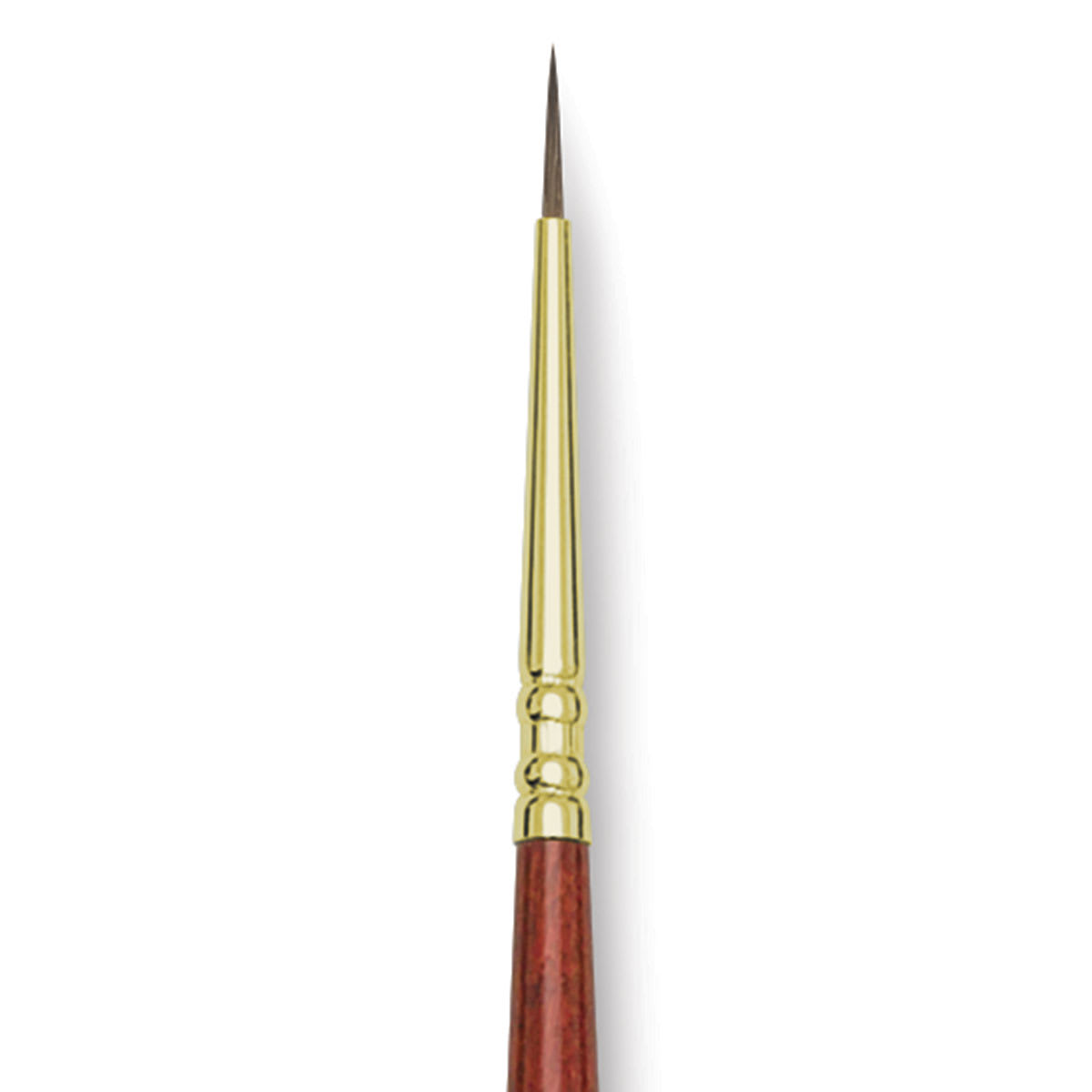 Blick Master Kolinsky Sable Brush - Round, Long Handle, Size 0 close up