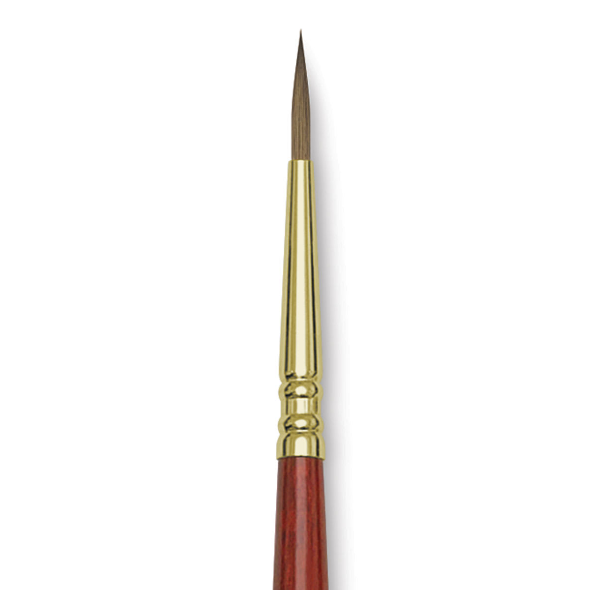 Blick Master Kolinsky Sable Brush - Round, Long Handle, Size 2 close up