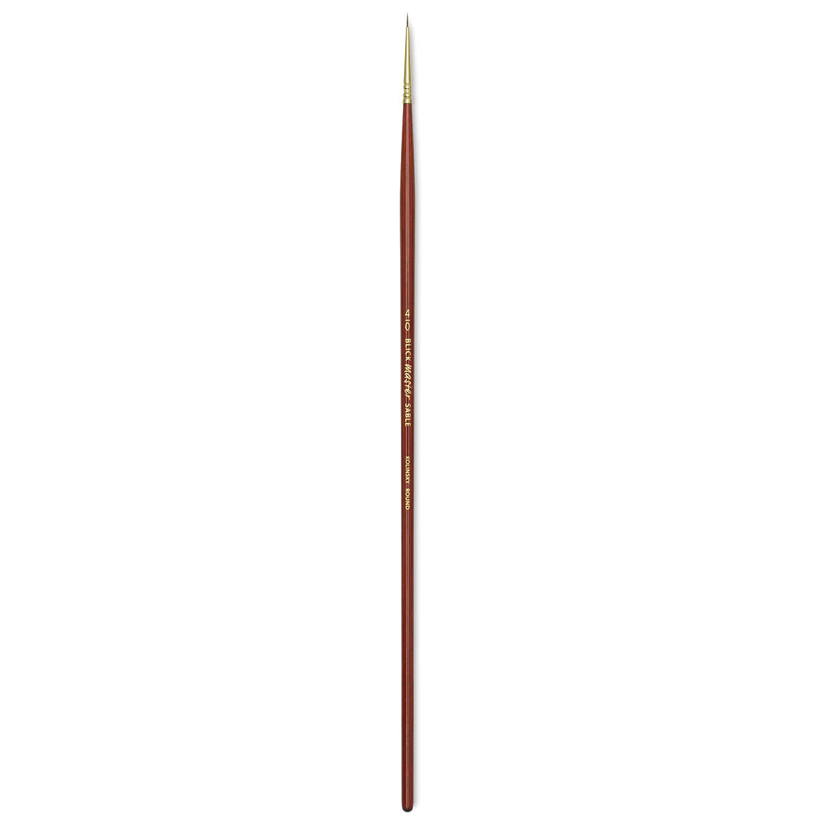 Blick Master Kolinsky Sable Brush - Round, Long Handle, Size 4/0