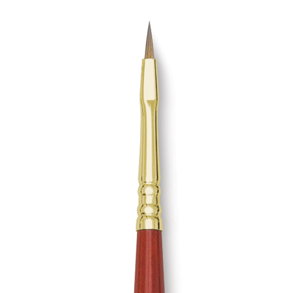 Blick Master Kolinsky Sable Brush - Bright, Long Handle, Size 1 close up