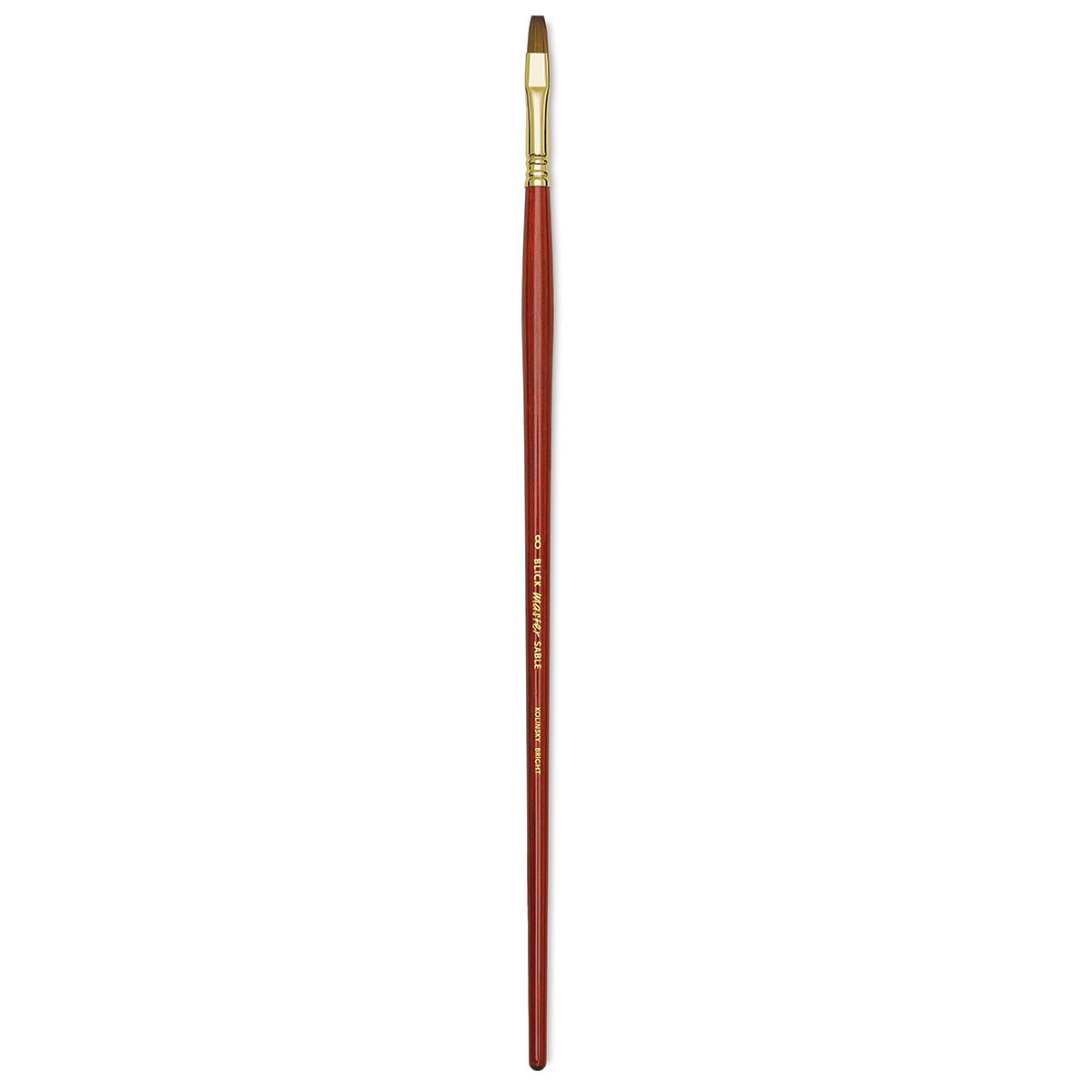 Blick Master Kolinsky Sable Brush - Bright, Long Handle, Size 8