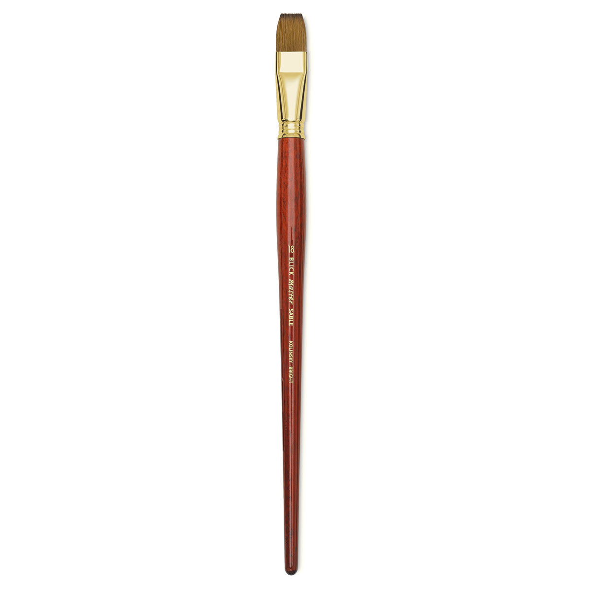 Blick Master Kolinsky Sable Brush - Bright, Long Handle, Size 18