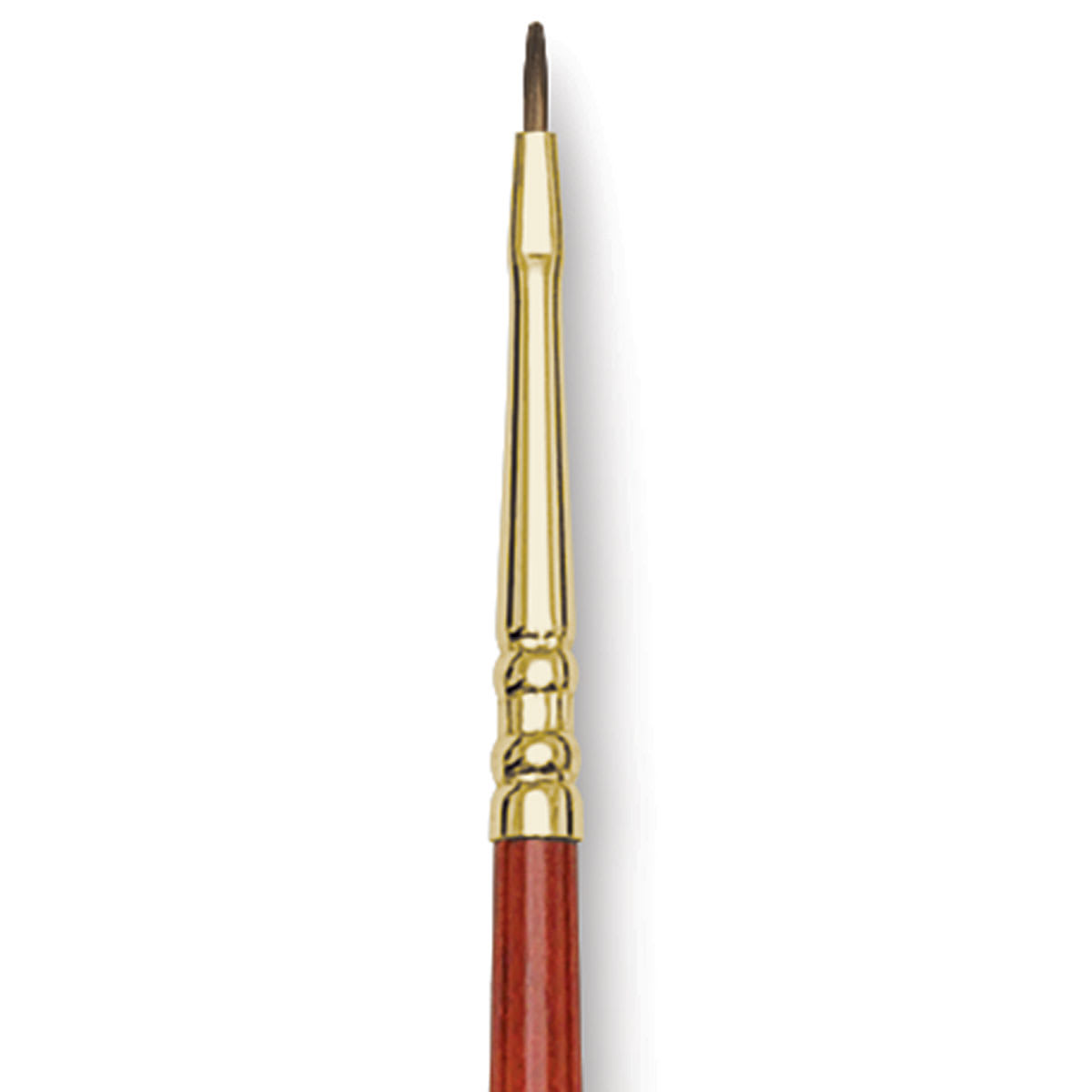 Blick Master Kolinsky Sable Brush - Bright, Long Handle, Size 2/0 close up