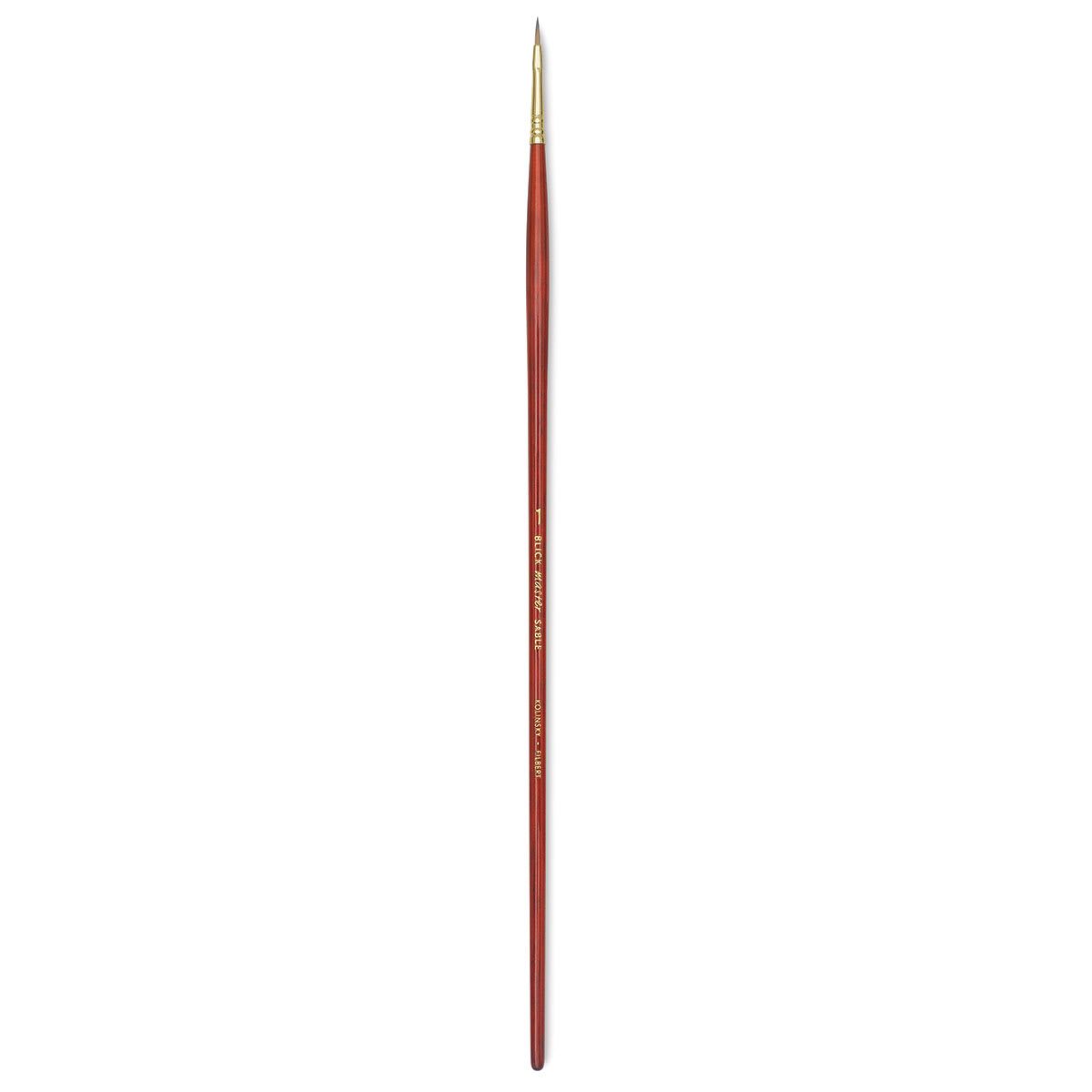 Blick Master Kolinsky Sable Brush - Filbert, Long Handle, Size 1
