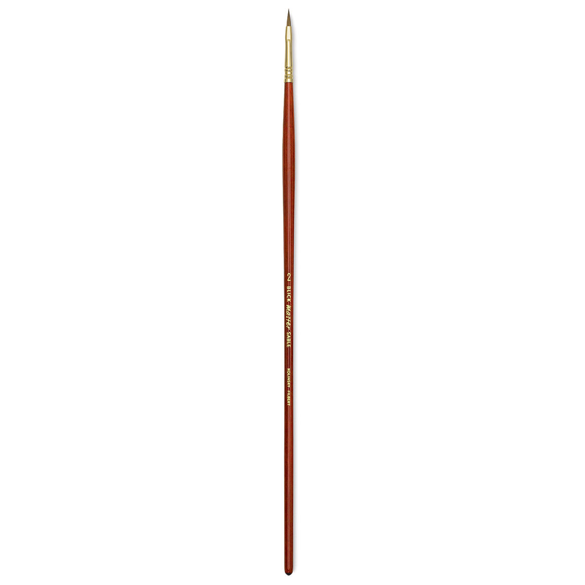 Blick Master Kolinsky Sable Brush - Filbert, Long Handle, Size 2