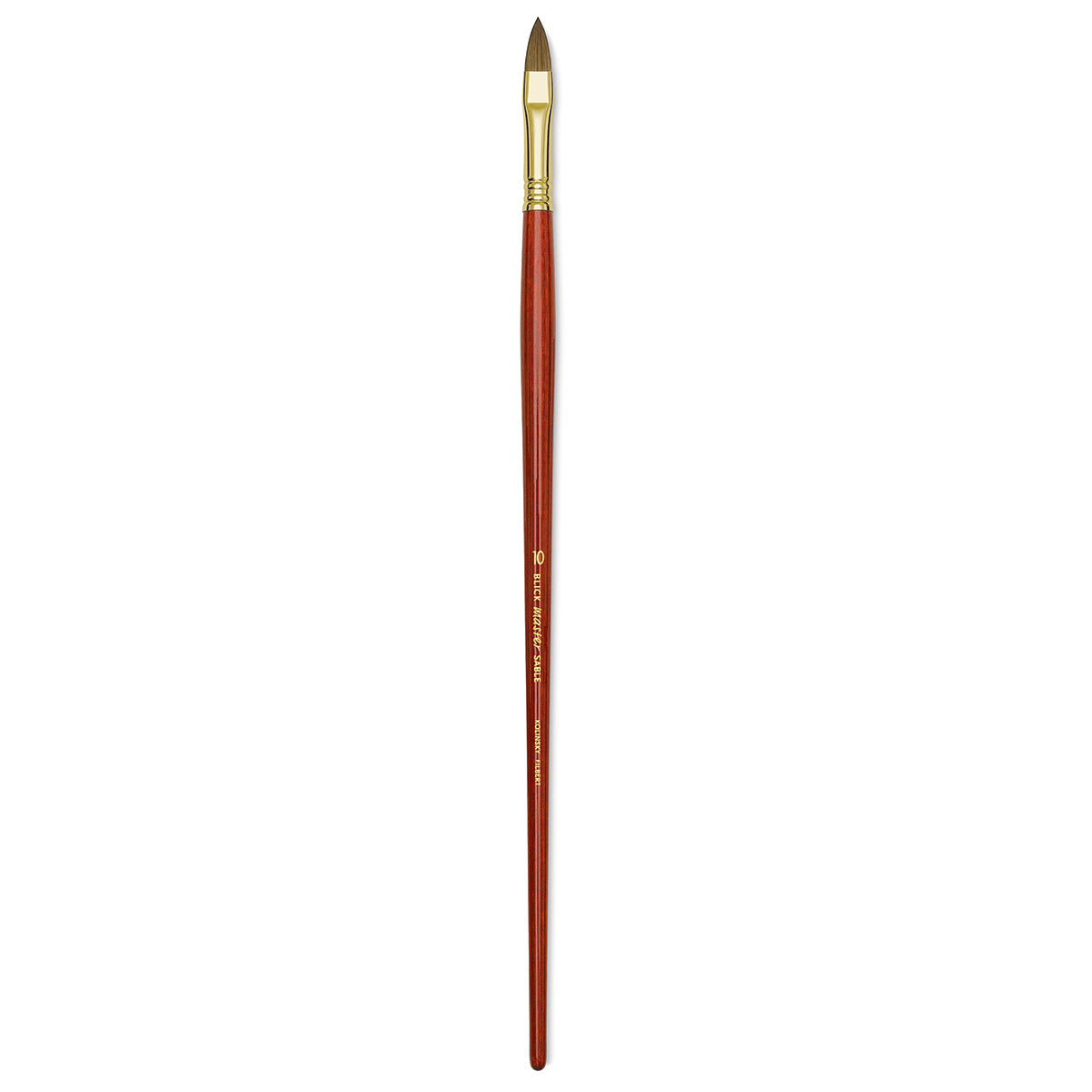 Blick Master Kolinsky Sable Brush - Filbert, Long Handle, Size 10