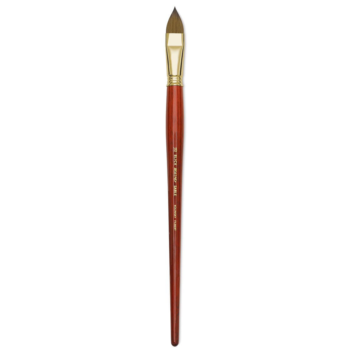 Blick Master Kolinsky Sable Brush - Filbert, Long Handle, Size 18