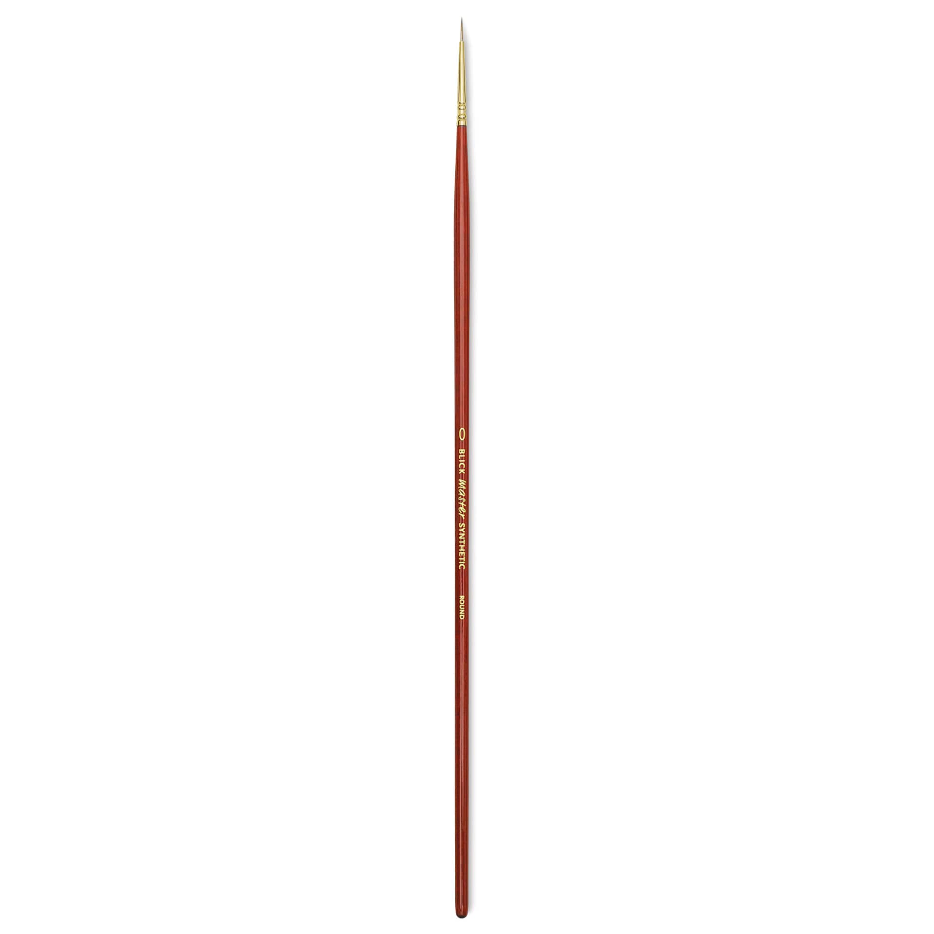 Blick Master Synthetic Brush - Round, Long Handle, Size 0