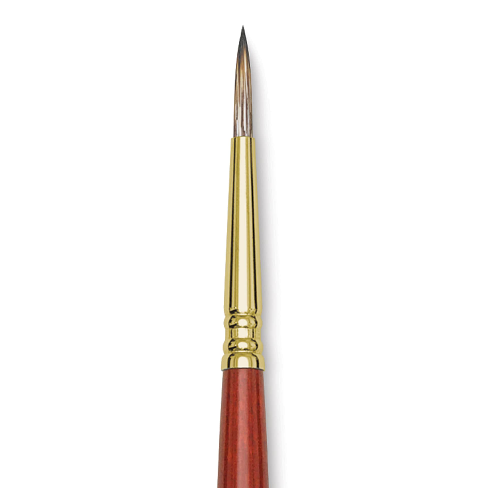 Blick Master Synthetic Brush - Round, Long Handle, Size 4, close-up