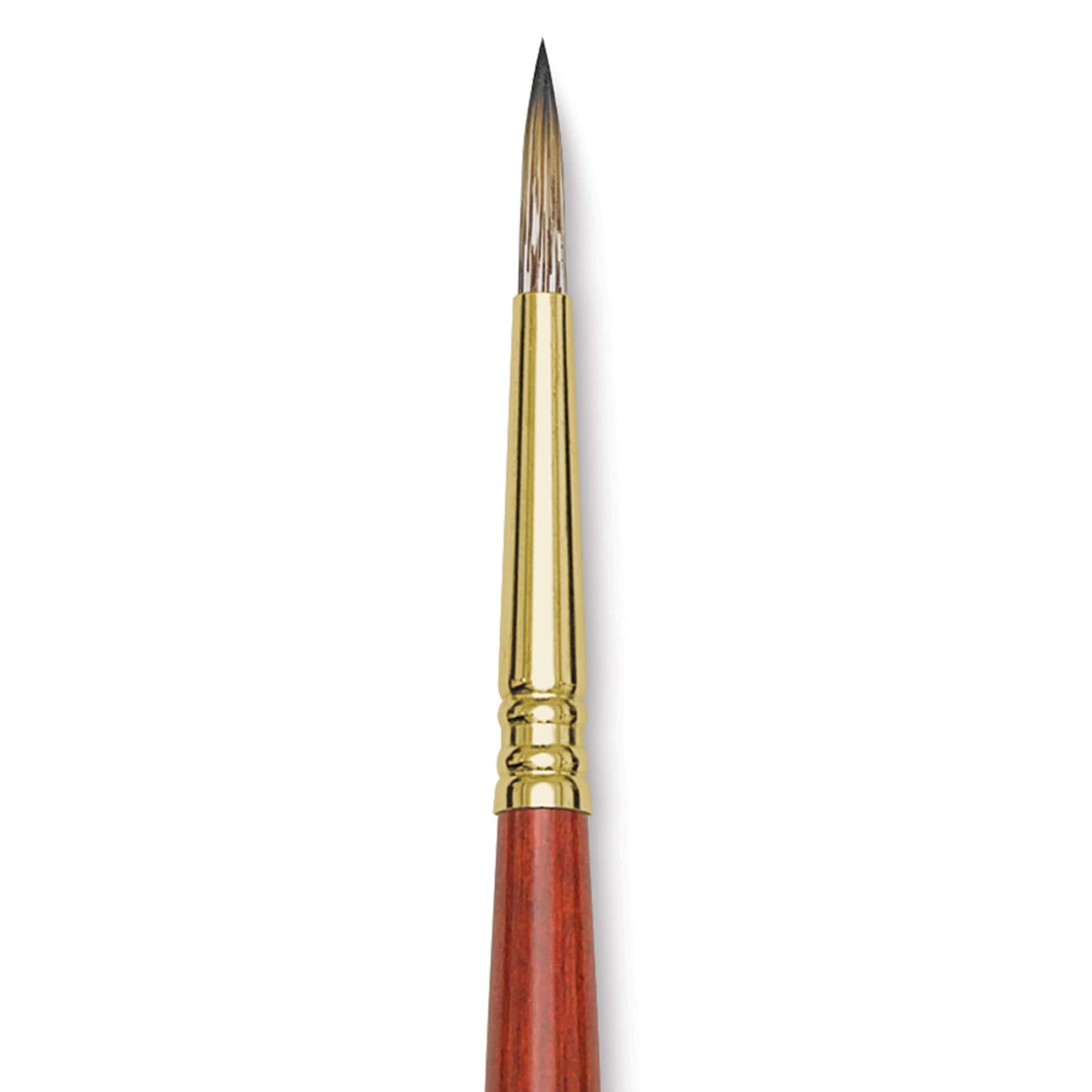 Blick Master Synthetic Brush - Round, Long Handle, Size 6, close-up
