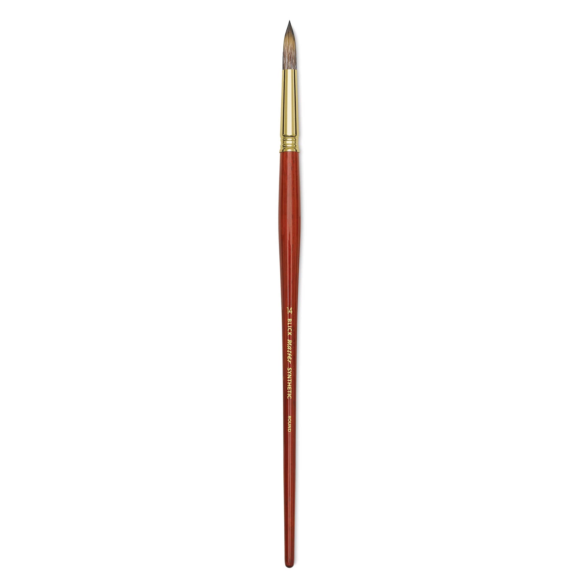 Blick Master Synthetic Brush - Round, Long Handle, Size 14