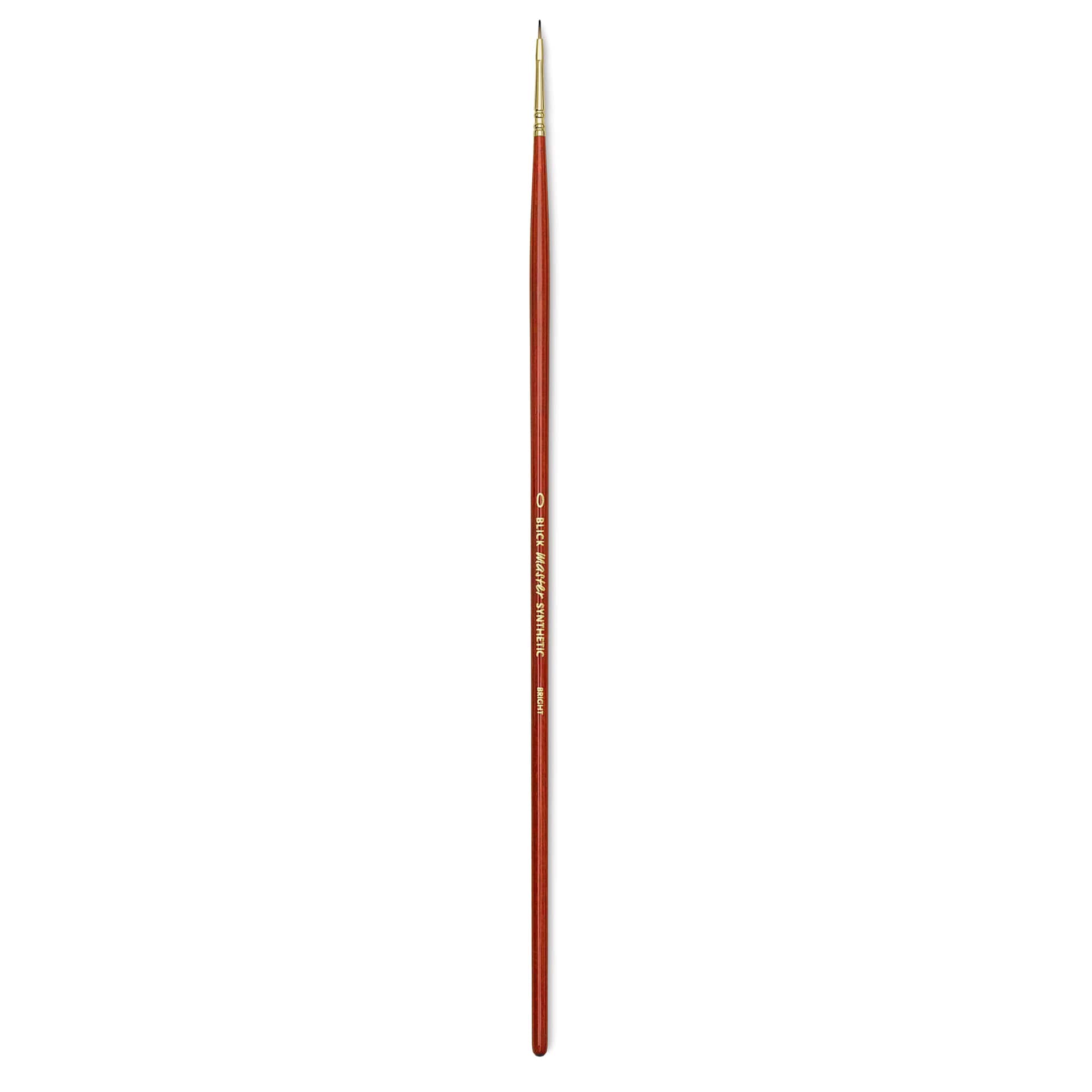 Blick Master Synthetic Brush - Bright, Long Handle, Size 0