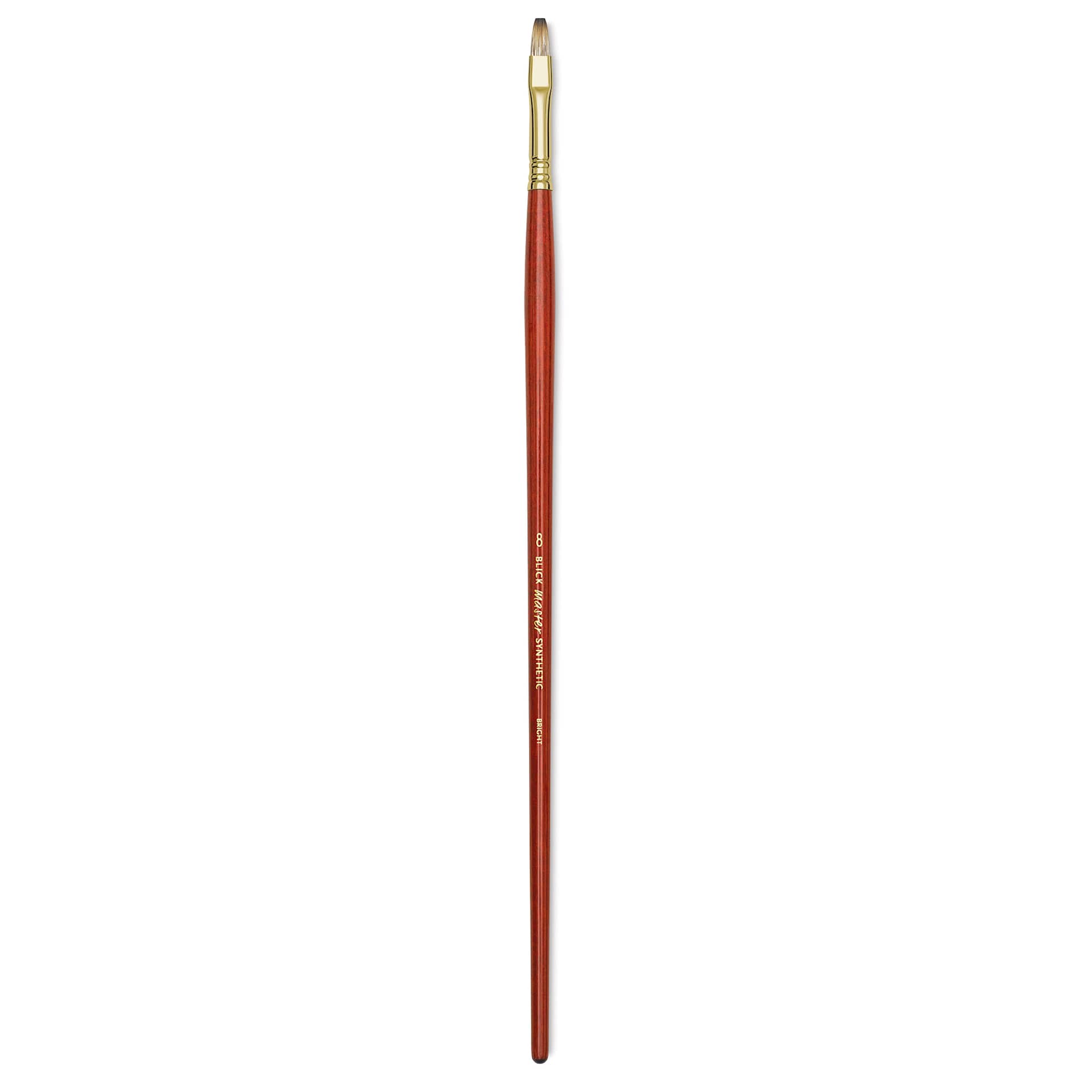 Blick Master Synthetic Brush - Bright, Long Handle, Size 8