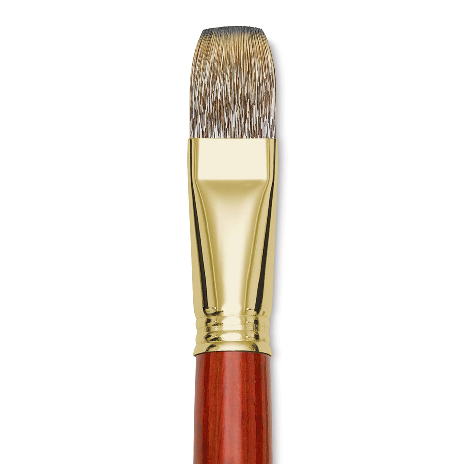 Blick Master Synthetic Brush - Bright, Long Handle, Size 22, close-up