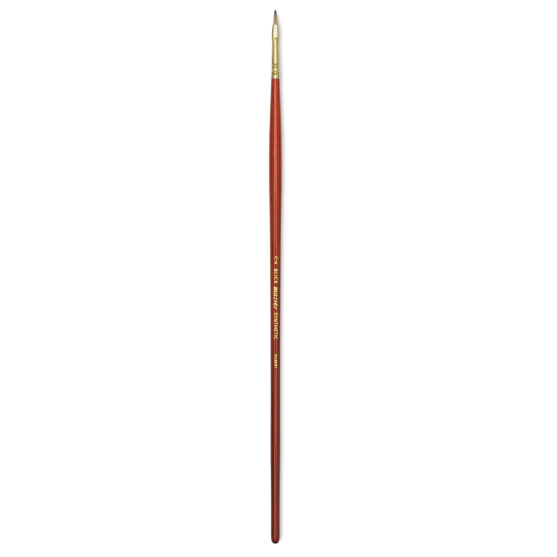 Blick Master Synthetic Brush - Filbert, Long Handle, Size 2