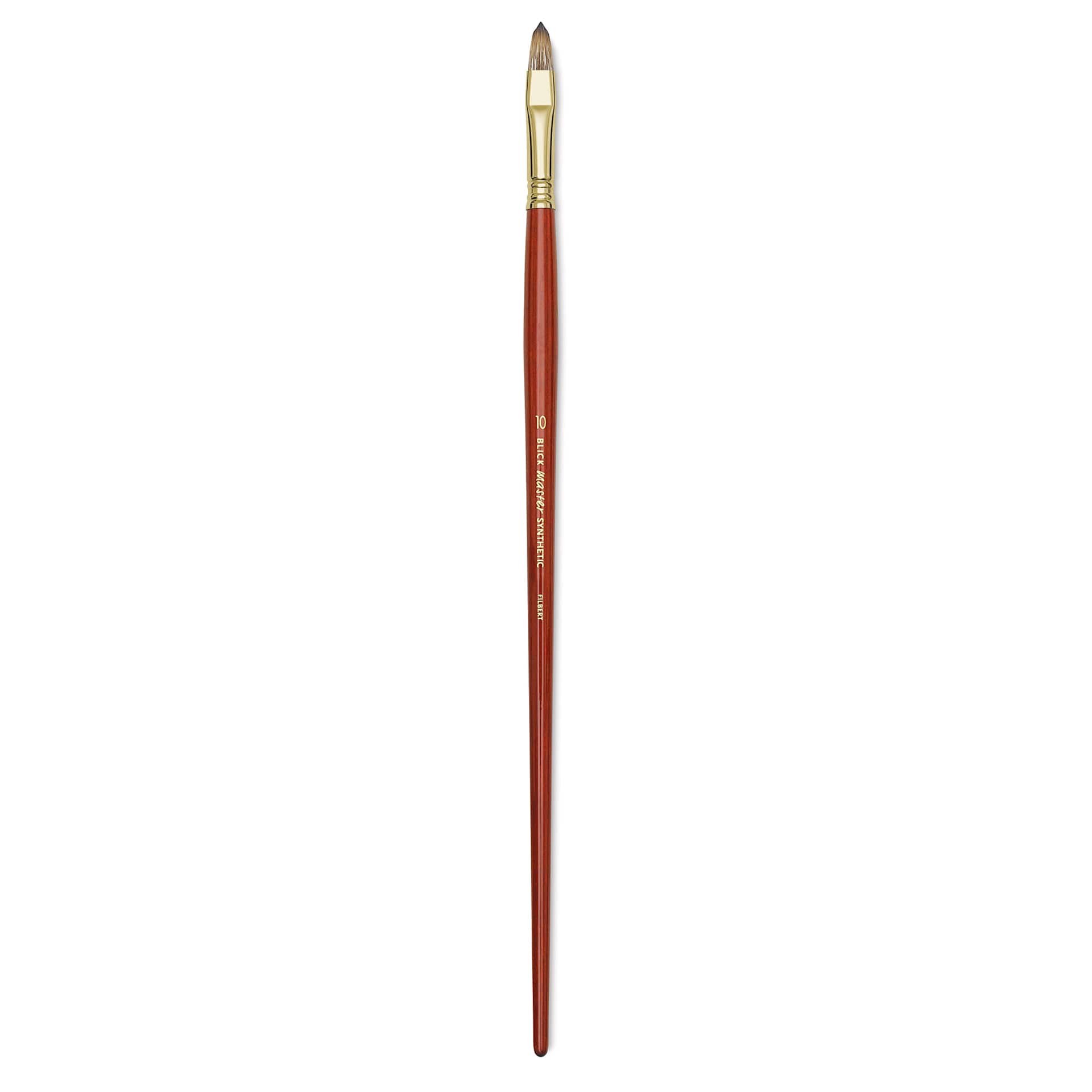 Blick Master Synthetic Brush - Filbert, Long Handle, Size 10