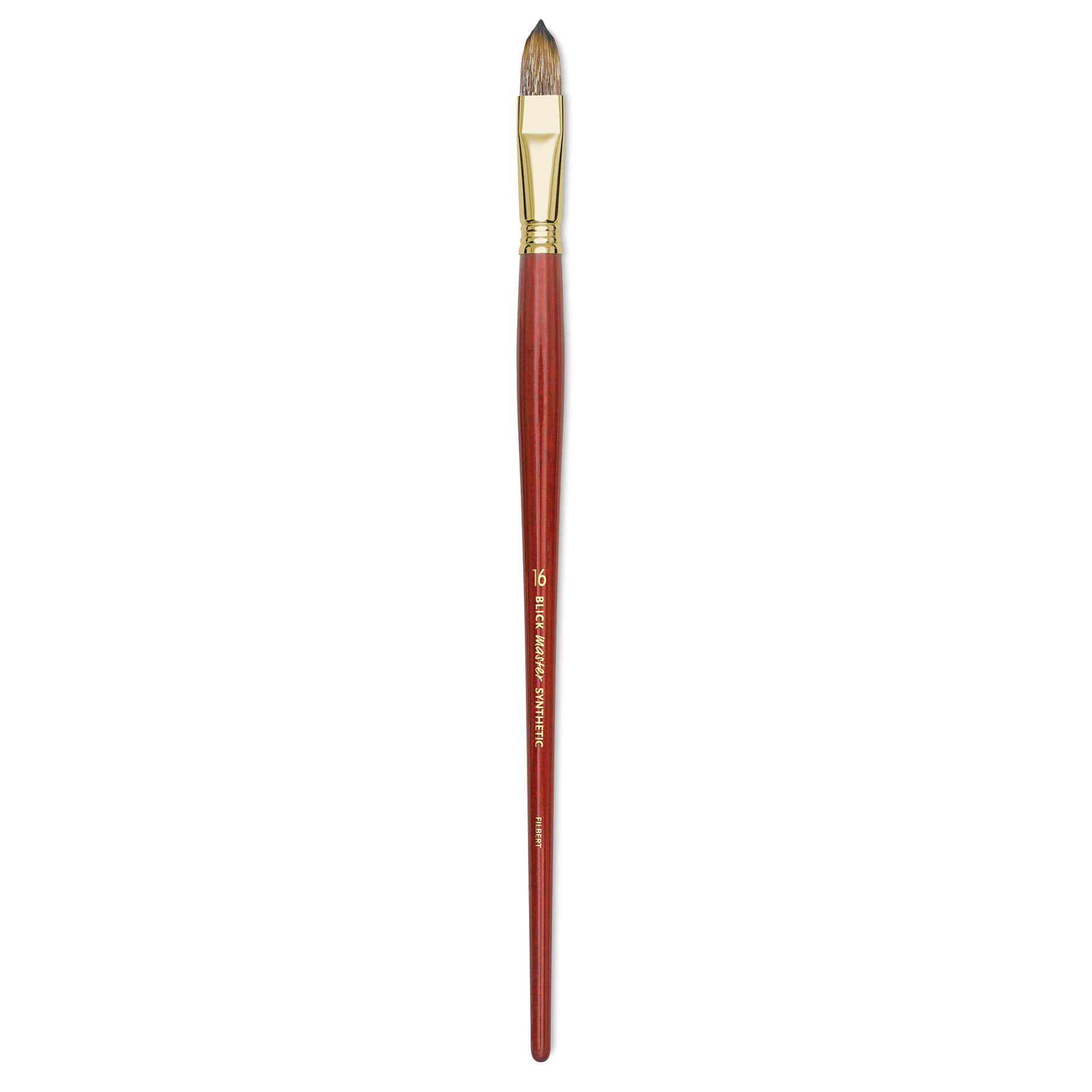 Blick Master Synthetic Brush - Filbert, Long Handle, Size 16