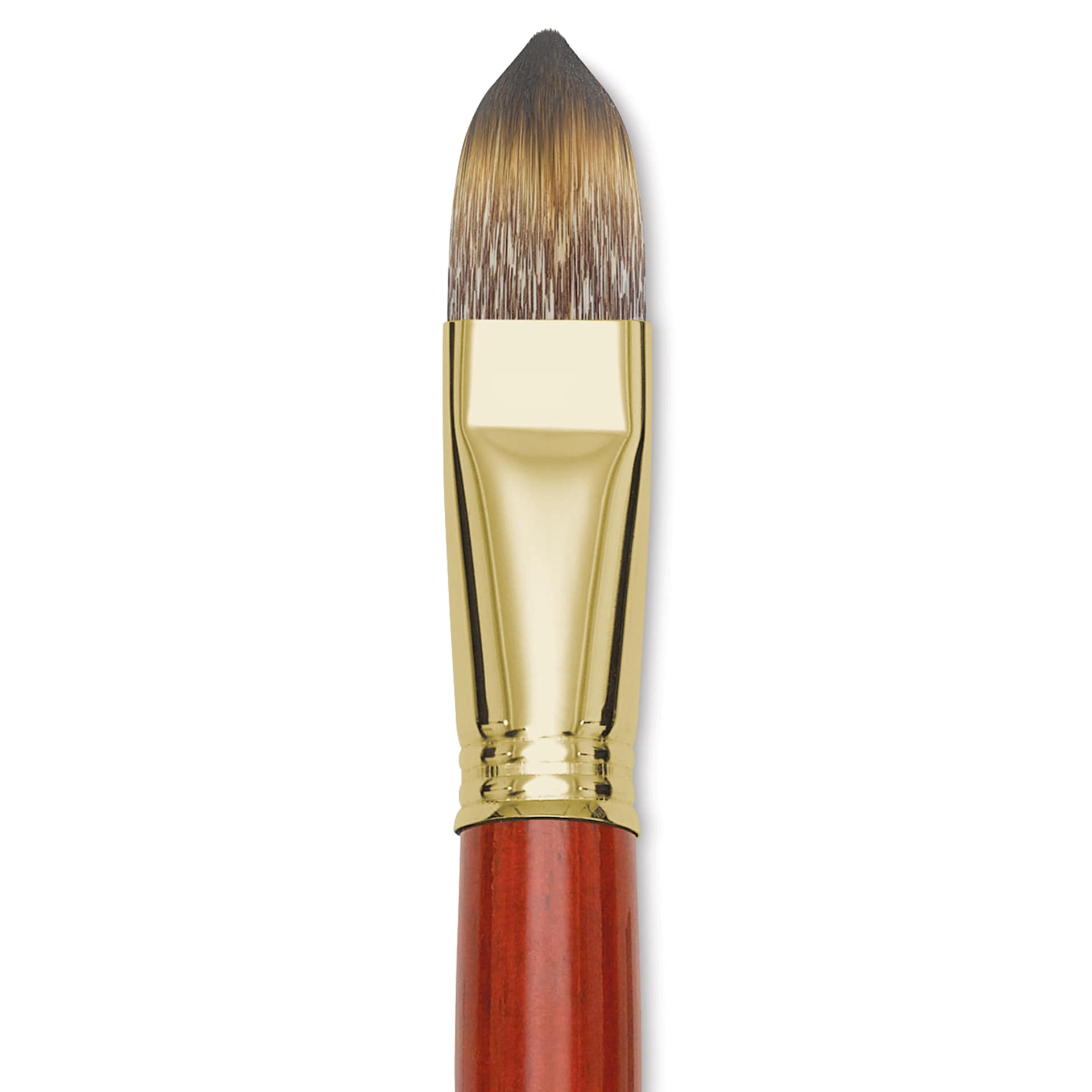 Blick Master Synthetic Brush - Filbert, Long Handle, Size 22, close-up