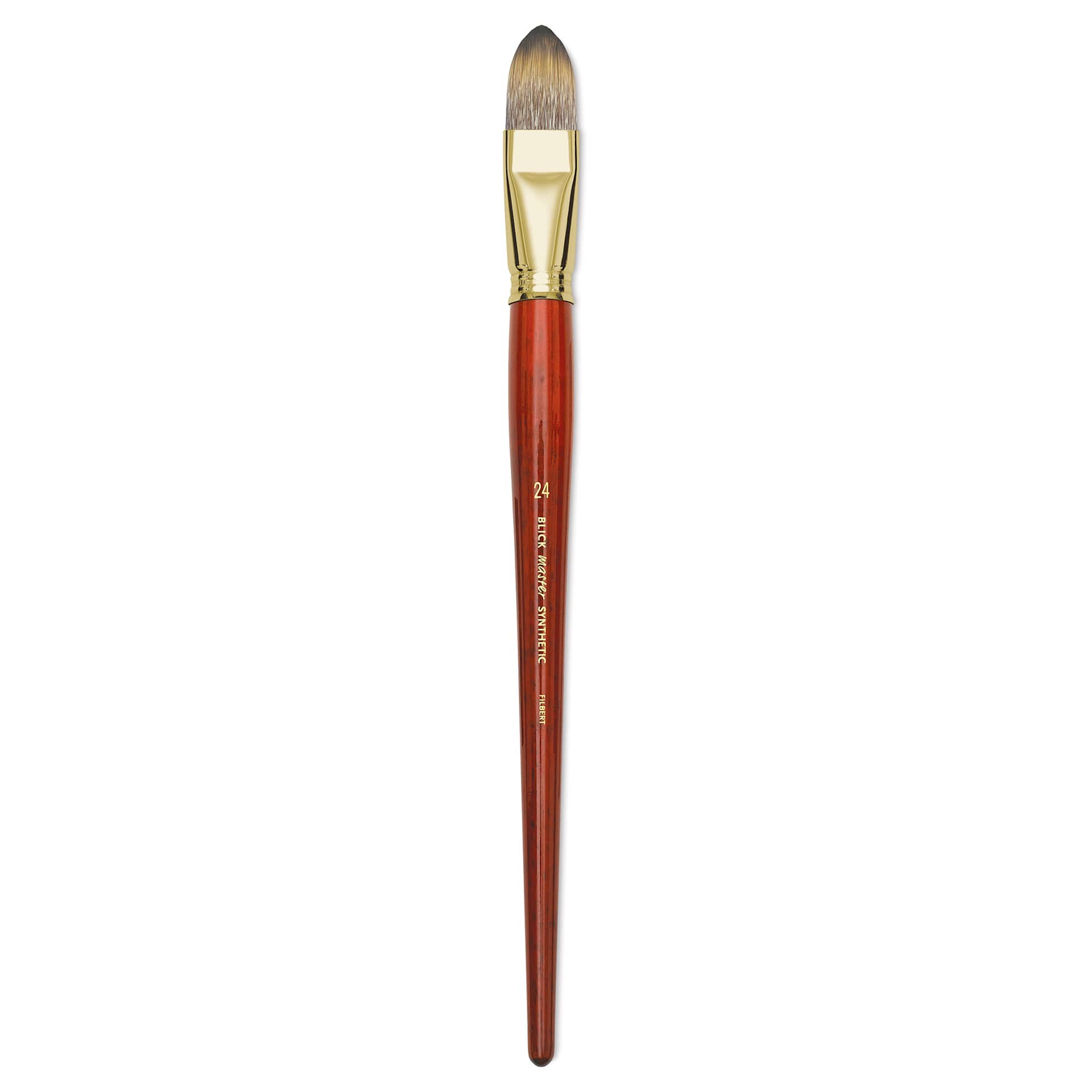 Blick Master Synthetic Brush - Filbert, Long Handle, Size 24