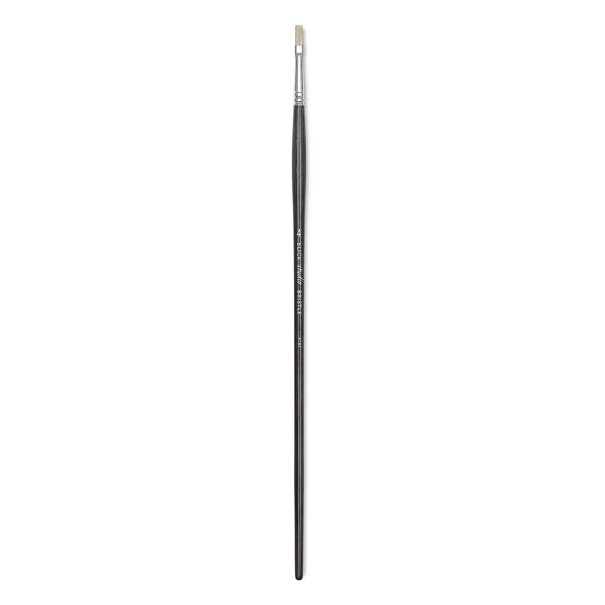 Blick Studio Bristle Brush - Flat, Long Handle, Size 4