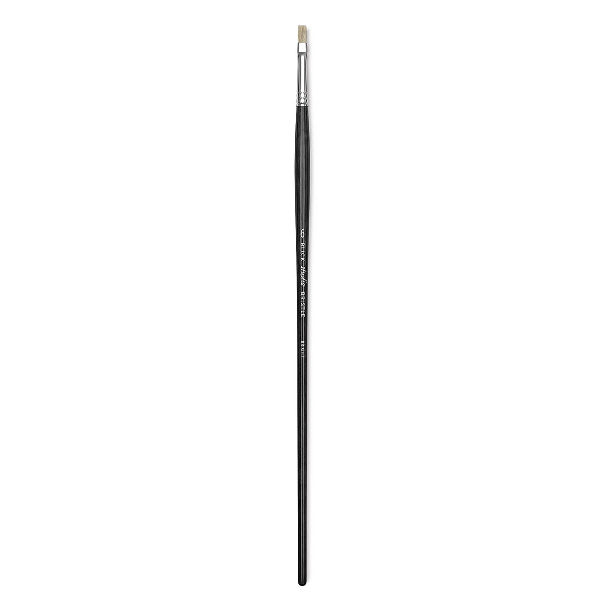 Blick Studio Bristle Brush - Bright, Long Handle, Size 6