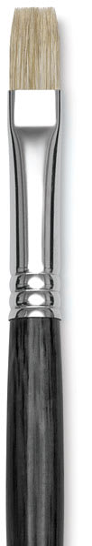 Blick Studio Bristle Brushes - Closeup of single Bright brush