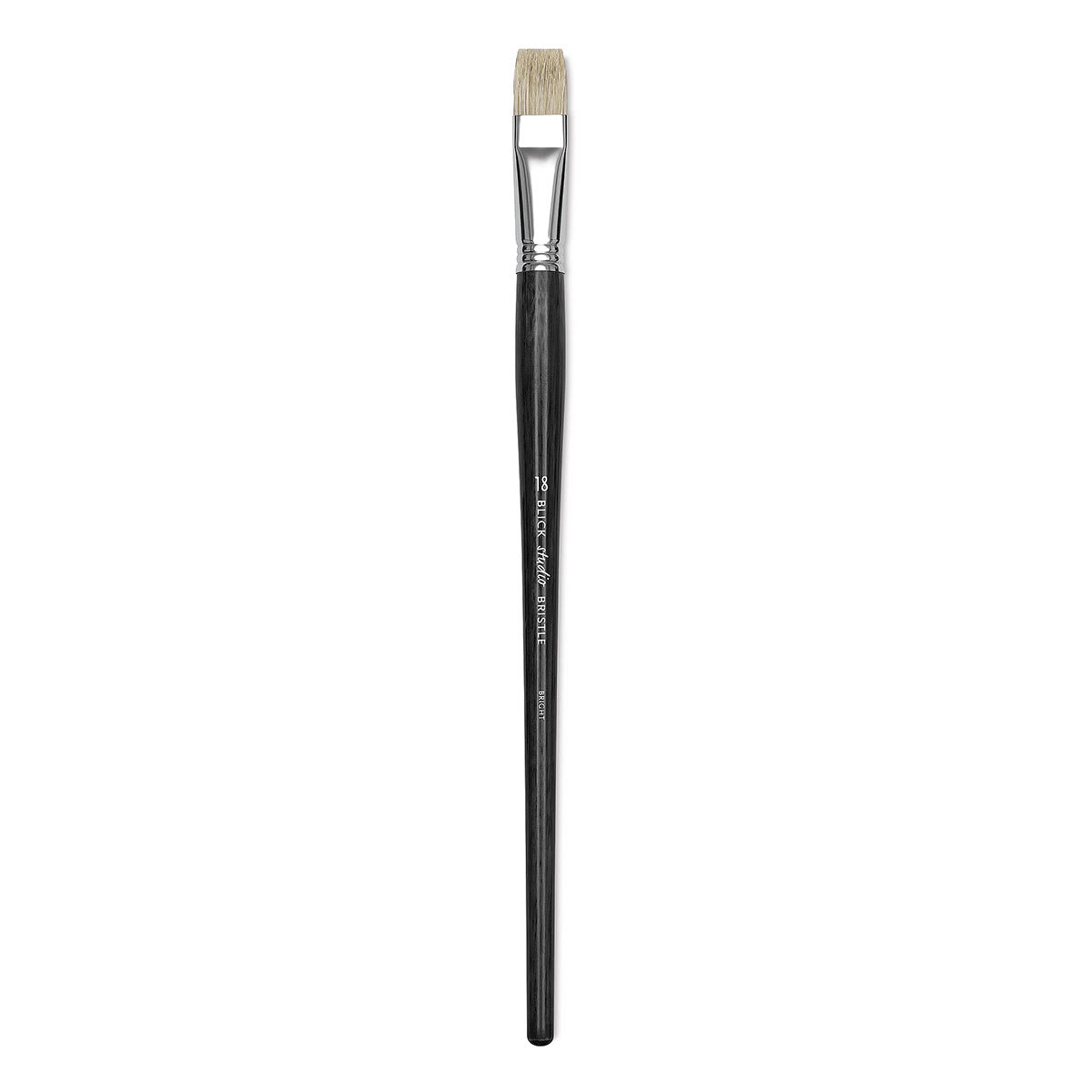 Blick Studio Bristle Brush - Bright, Long Handle, Size 18