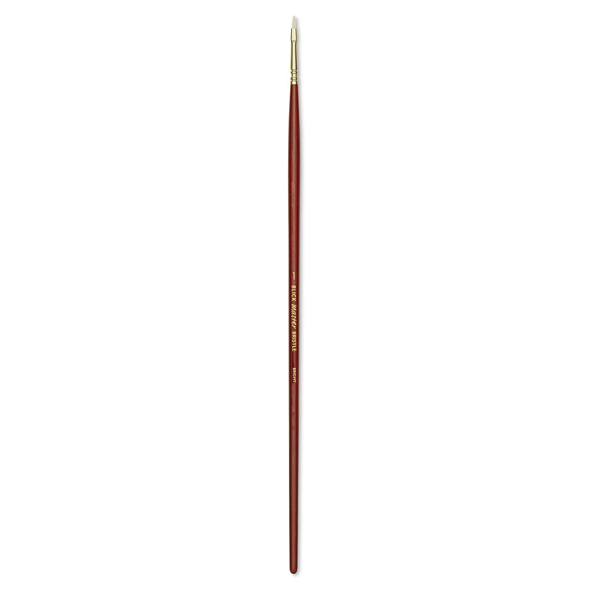 Blick Master Bristle Brush - Bright, Long Handle, Size 1