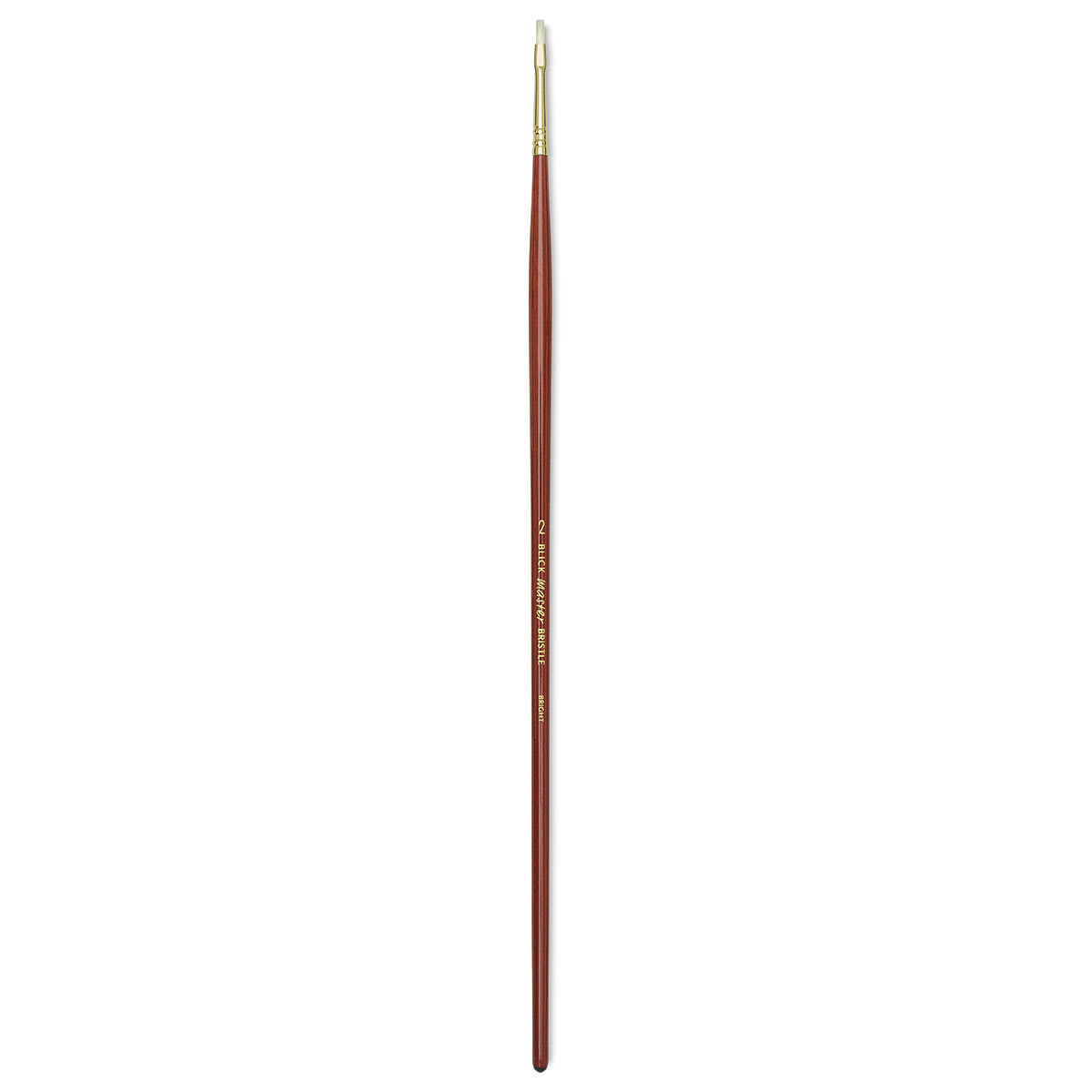 Blick Master Bristle Brush - Bright, Long Handle, Size 2