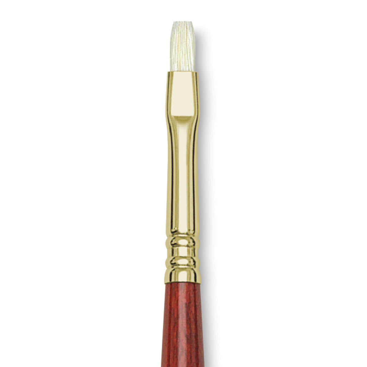 Blick Master Bristle Brush - Bright, Long Handle, Size 4 close up
