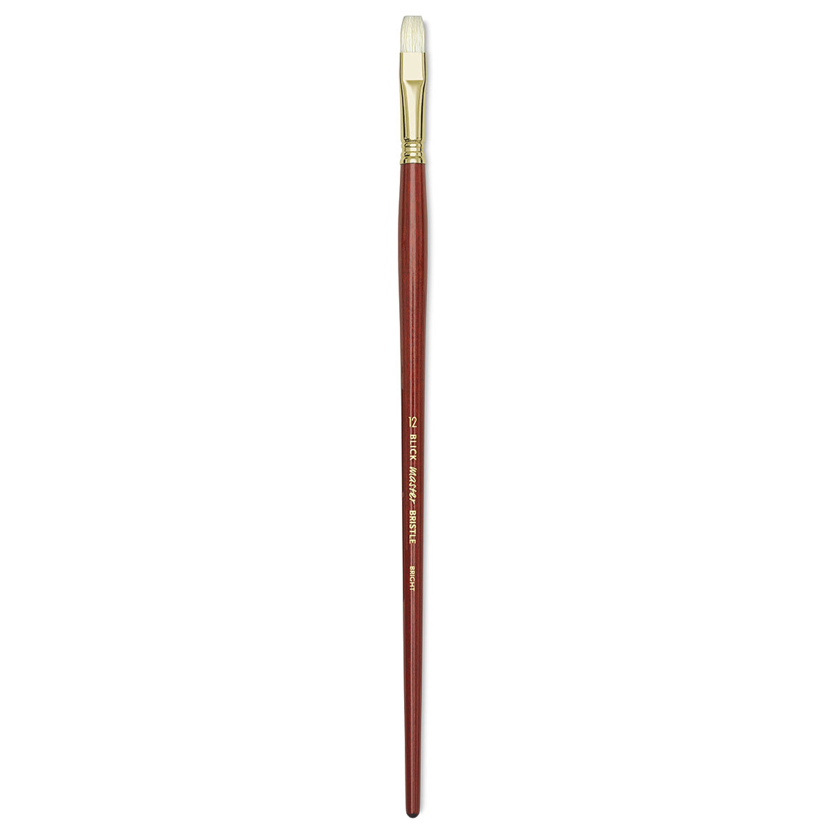Blick Master Bristle Brush - Bright, Long Handle, Size 12