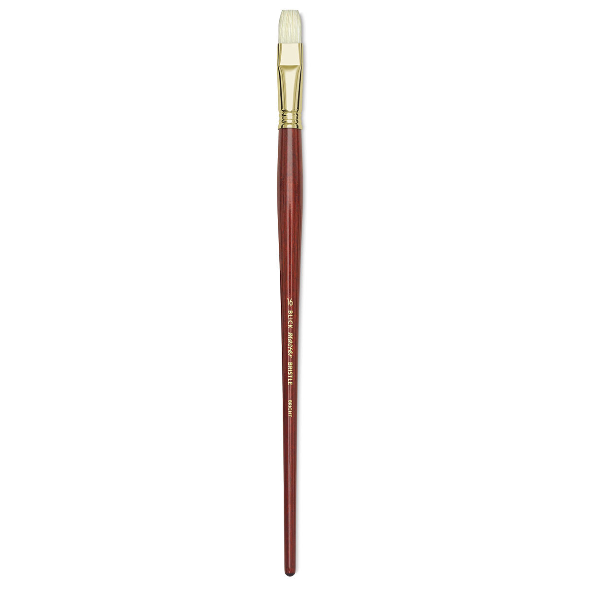 Blick Master Bristle Brush - Bright, Long Handle, Size 16