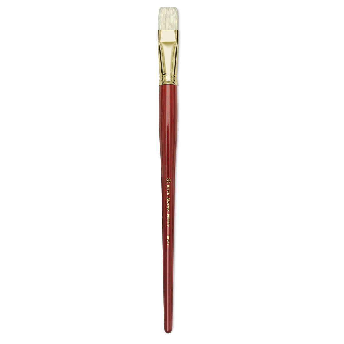 Blick Master Bristle Brush - Bright, Long Handle, Size 20