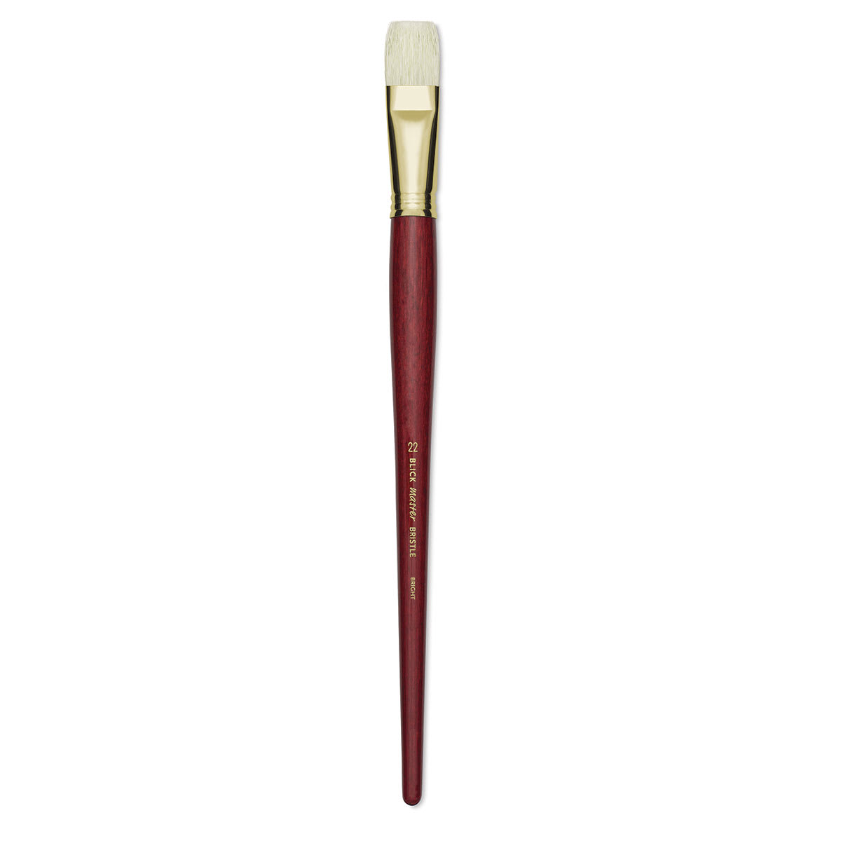 Blick Master Bristle Brush - Bright, Long Handle, Size 22
