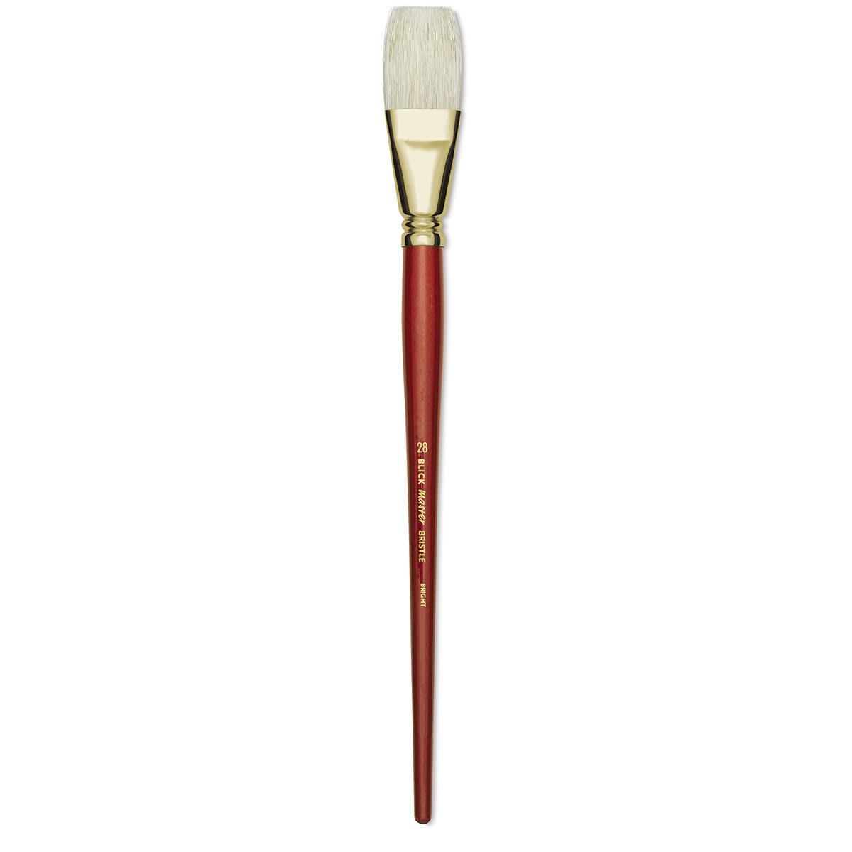 Blick Master Bristle Brush - Bright, Long Handle, Size 28