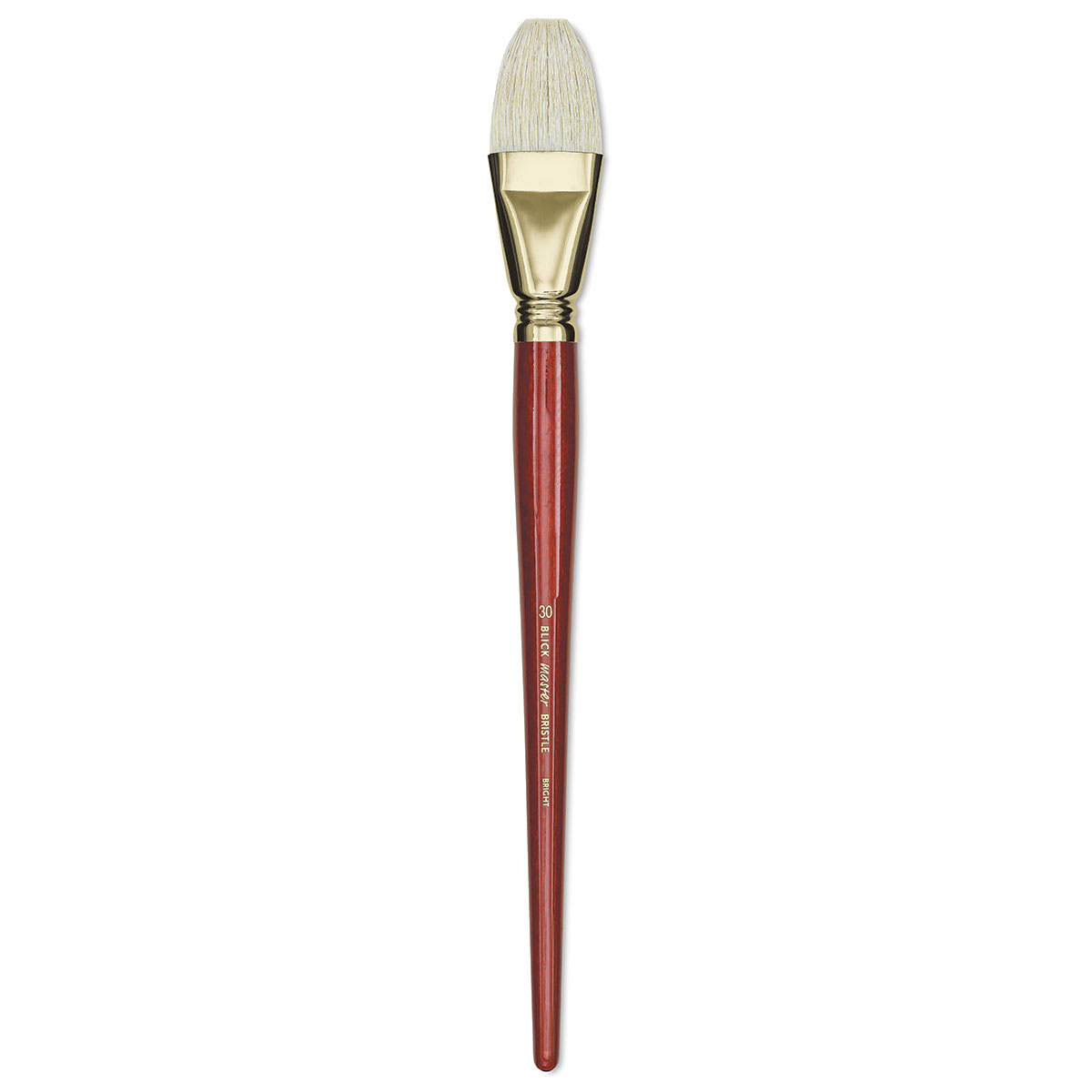 Blick Master Bristle Brush - Bright, Long Handle, Size 30