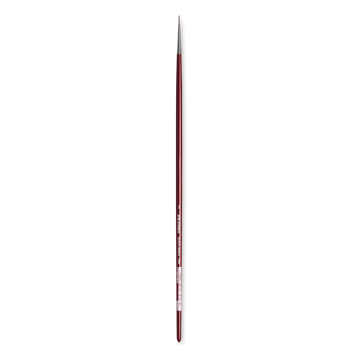 Da Vinci Black Sable Brush - Round, Long Handle, Size 1
