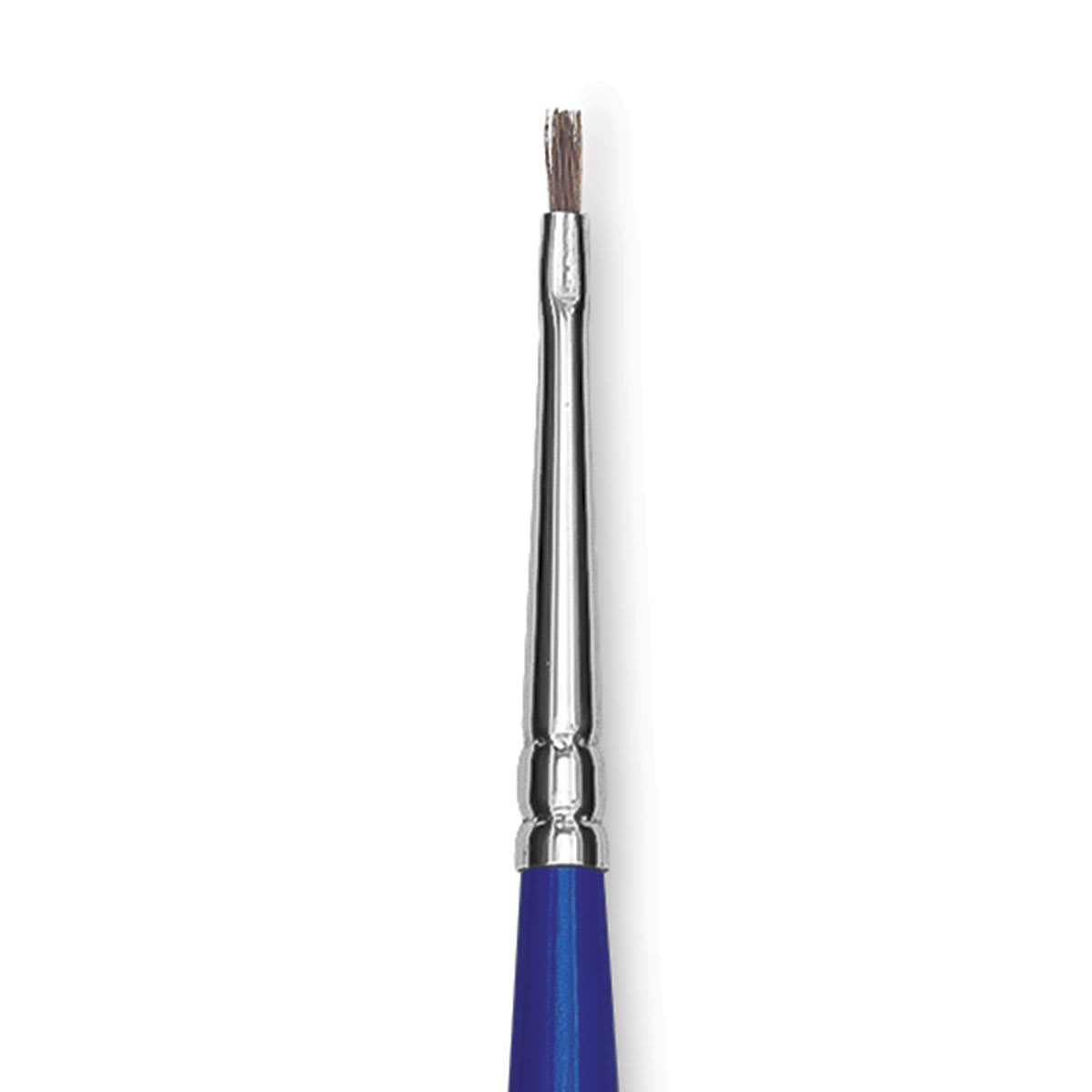 Blick Scholastic Red Sable Brush - Bright, Long Handle, Size 1 close up