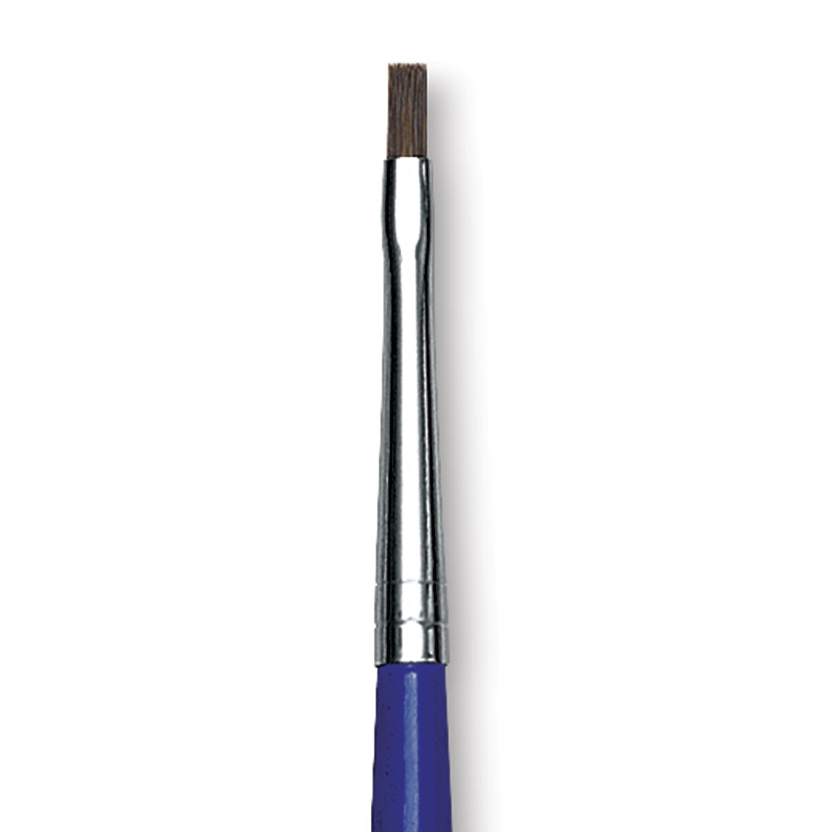 Blick Scholastic Red Sable Brush - Bright, Long Handle, Size 2 close up