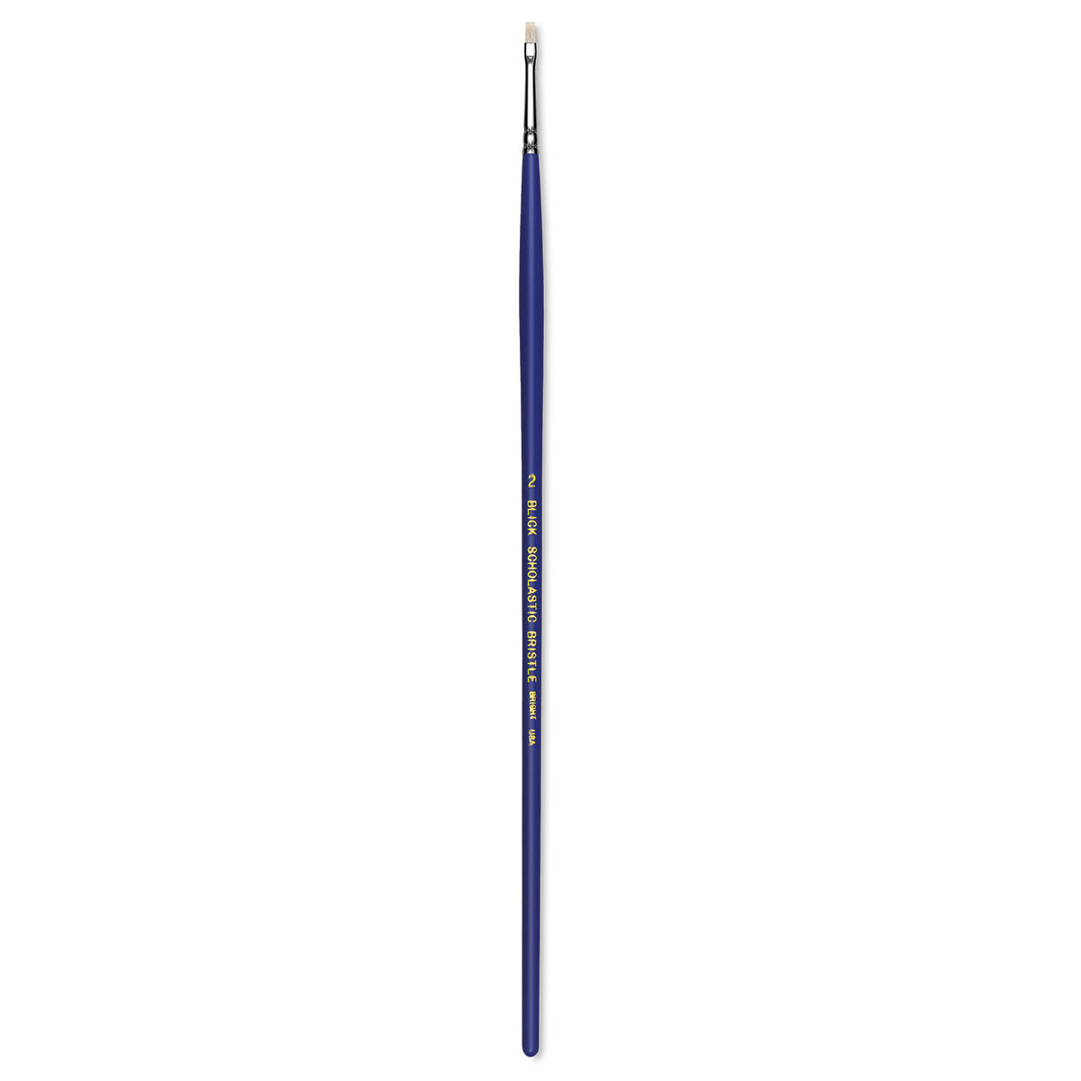 Blick Scholastic White Bristle Brush - Bright, Size 2