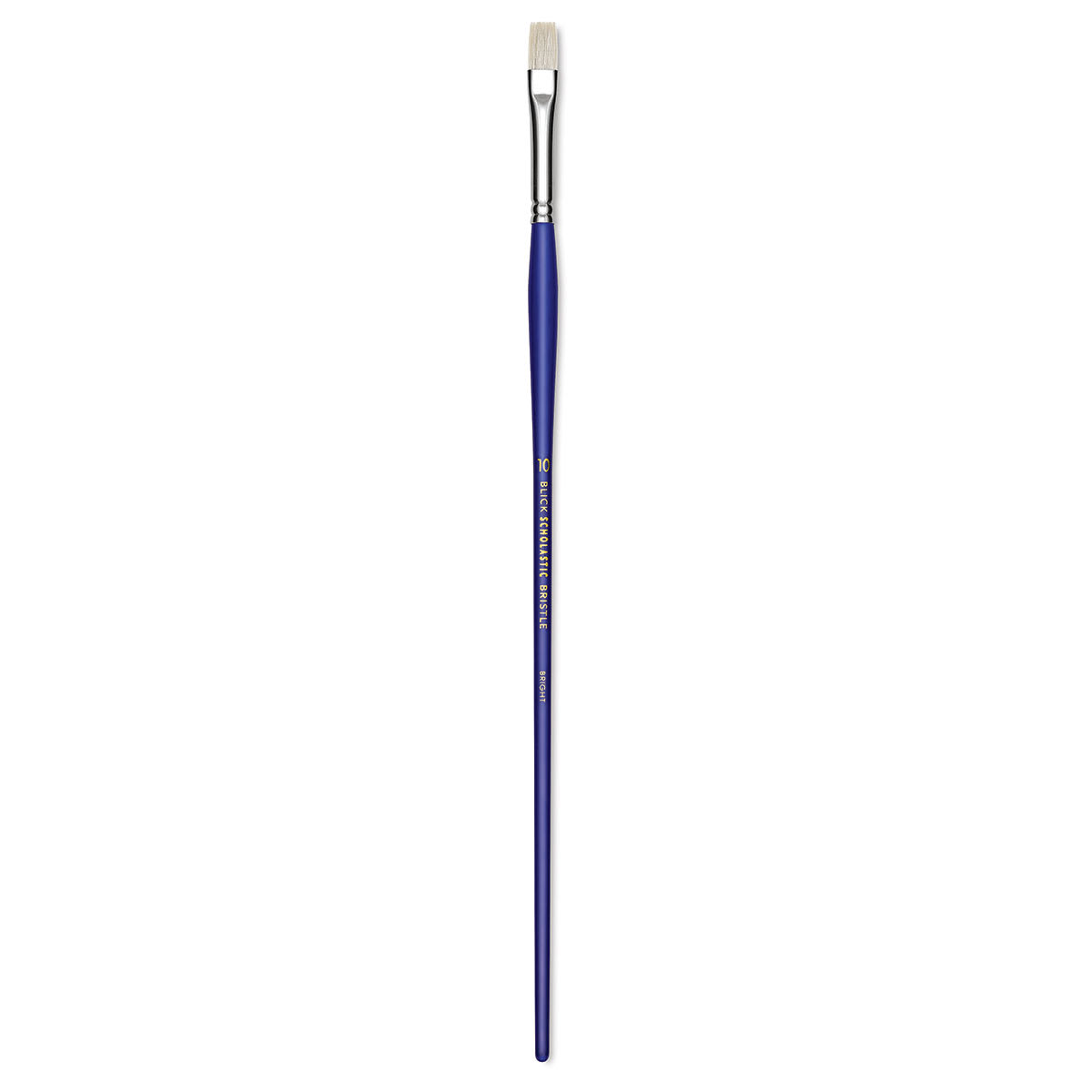 Blick Scholastic White Bristle Brush - Bright, Size 10