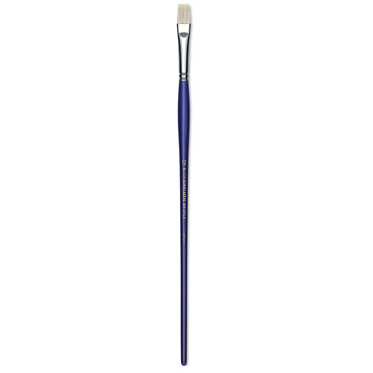 Blick Scholastic White Bristle Brush - Bright, Size 12