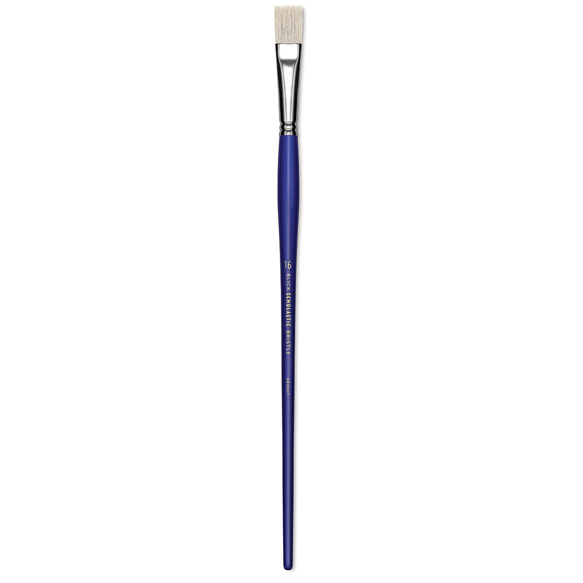 Blick Scholastic White Bristle Brush - Bright, Size 16