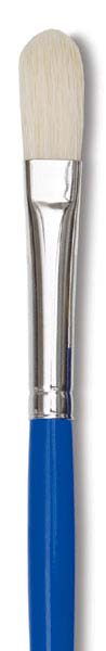 Scholastic White Bristle Brushes - Filbert Brush
