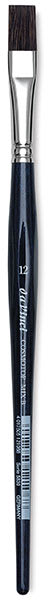 Cosmotop Sable Mix B Brushes - Flat Wash Brush shown upright