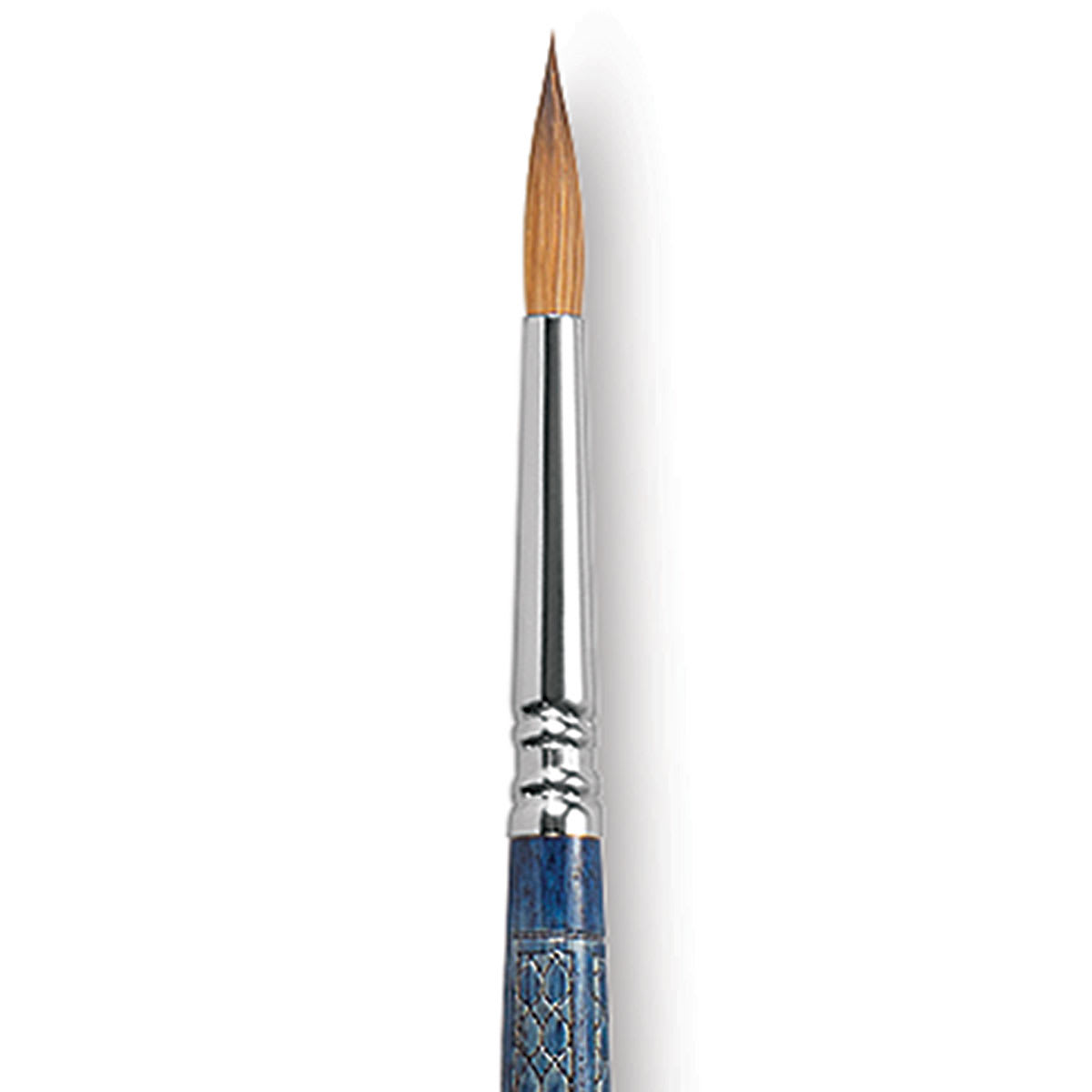 Escoda Optimo Kolinsky Sable Brush - Pointed Round, Long Handle, Size 6 close up