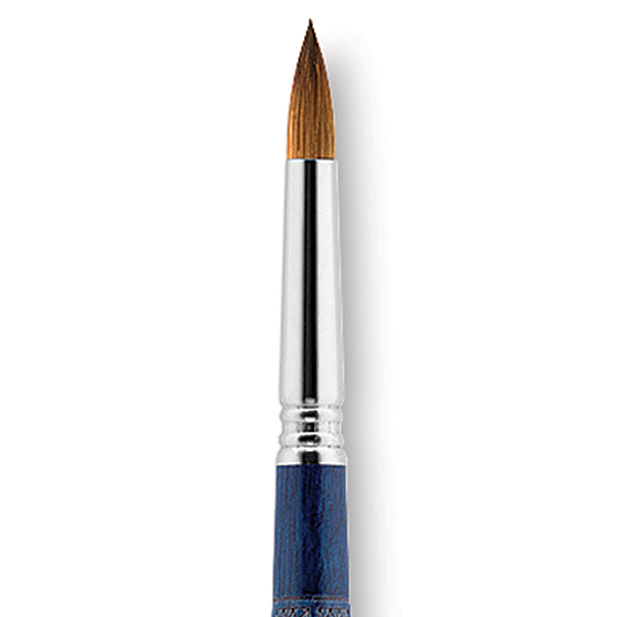 Escoda Optimo Kolinsky Sable Brush - Pointed Round, Long Handle, Size 10 close up