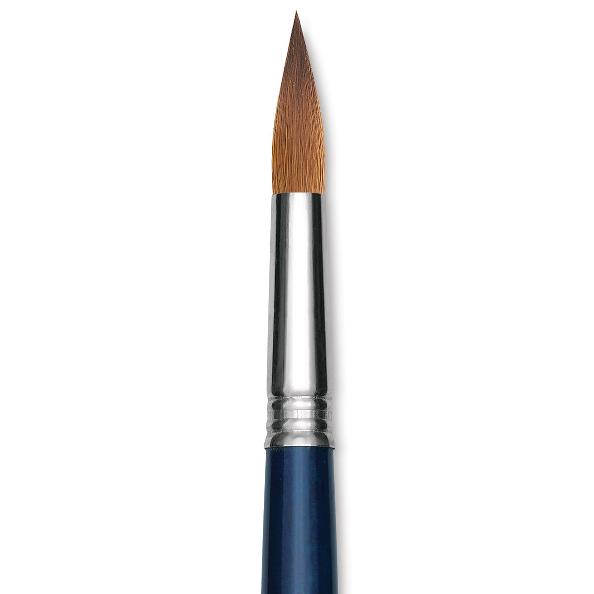 Escoda Optimo Kolinsky Sable Brush - Pointed Round, Long Handle, Size 16 close up